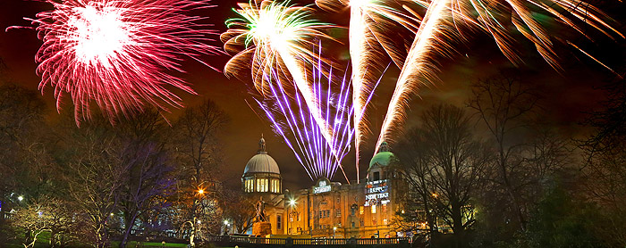 Fireworks over HMT